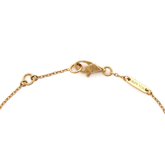 Van Cleef & Arpels Sweet Alhambra Bracelet 18K Yellow Gold and Mother of Pearl - Picture 4 of 4